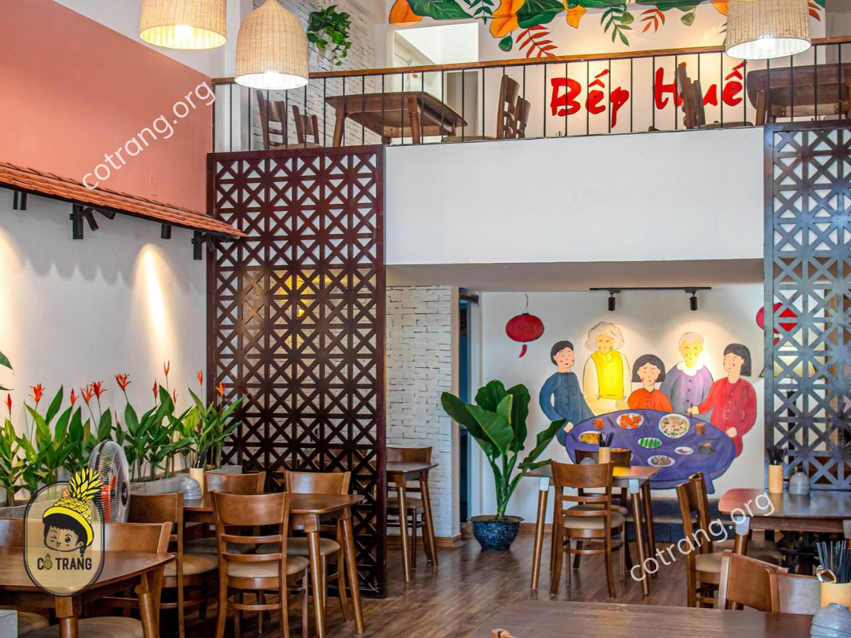 Menu tại Bếp Huế Đà Nẵng